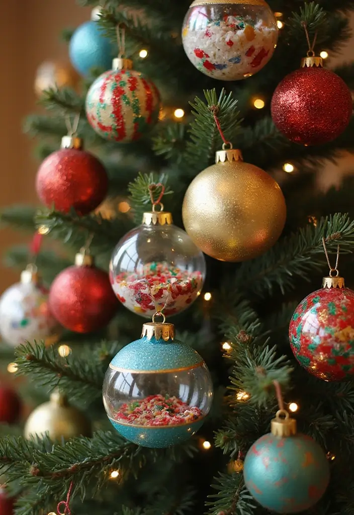 25 Christmas Decor Ideas: DIY Dollar Tree Projects to Try - 3. DIY Christmas Ornaments