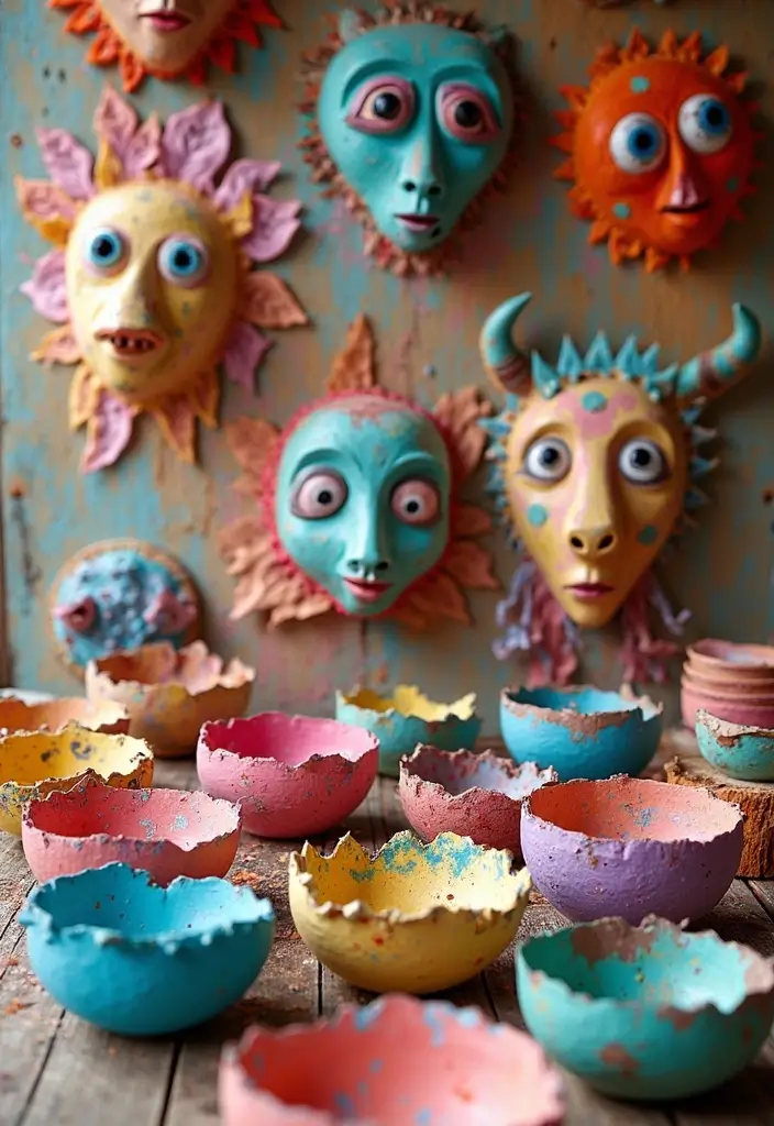 25 Cute Crafts for Teenagers DIY Room Decor Full of Personality - 14. Recycled Paper Mache Projects