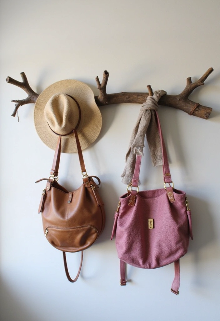 25 Cute Crafts for Teenagers DIY Room Decor Full of Personality - 15. DIY Wall Hooks with Branches