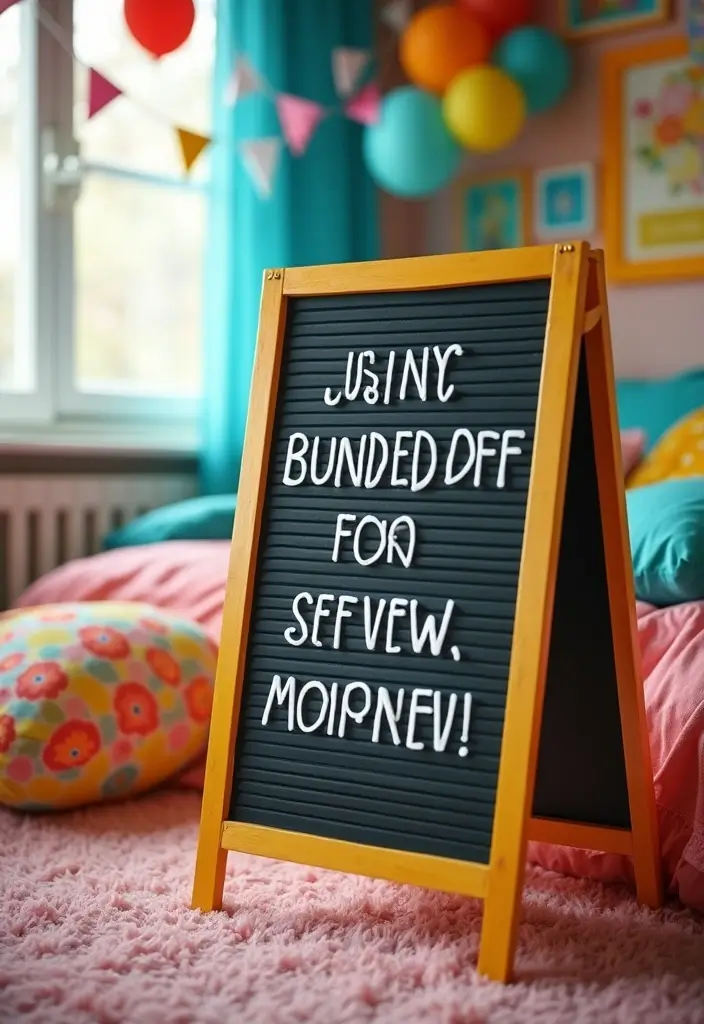 25 Cute Crafts for Teenagers DIY Room Decor Full of Personality - 23. Sandwich Board Sign