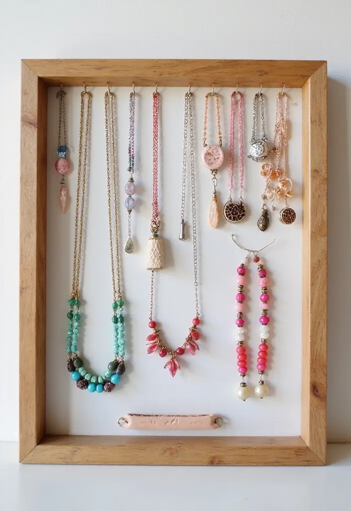 25 Cute Crafts for Teenagers DIY Room Decor Full of Personality - 24. DIY Beaded Jewelry Display