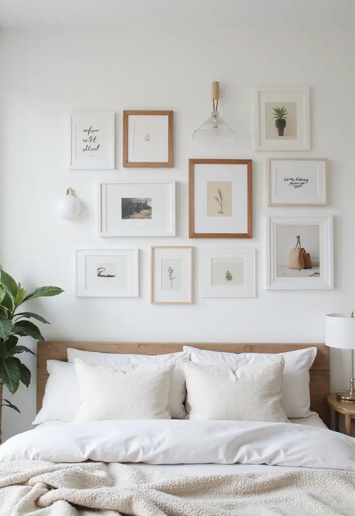 25 DIY Bedroom Decor for Small Rooms That Feel Spacious - 4. DIY Wall Art for Personal Flair