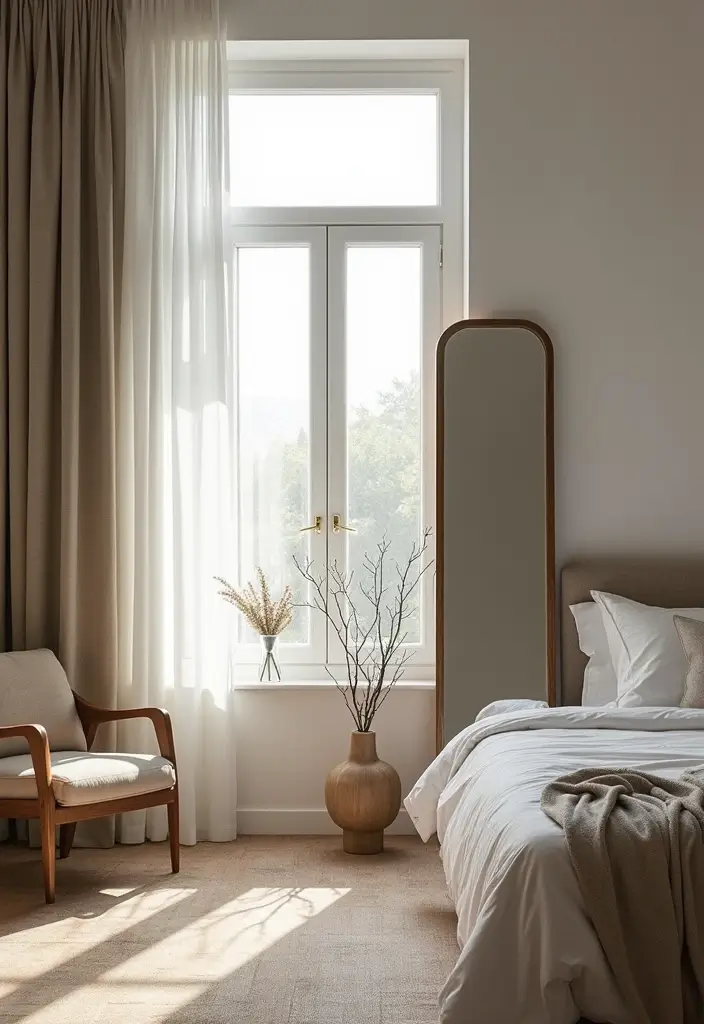 25 DIY Bedroom Decor for Small Rooms That Feel Spacious - 6. Mirrors to Reflect Light and Space