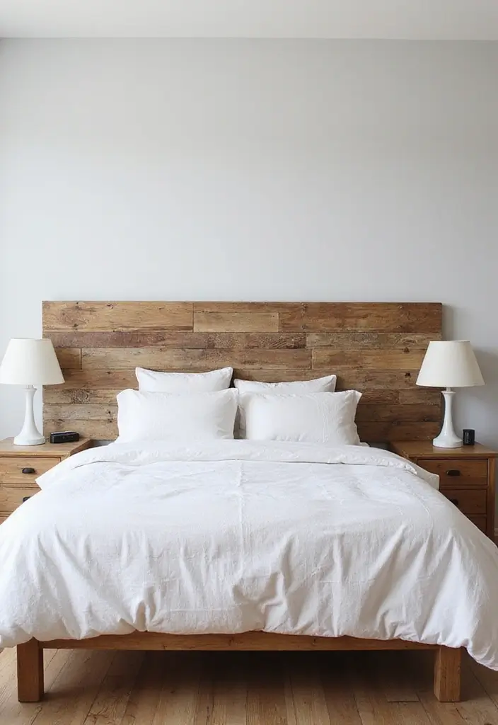 25 DIY Bedroom Decor for Small Rooms That Feel Spacious - 9. DIY Headboard for Personal Touch