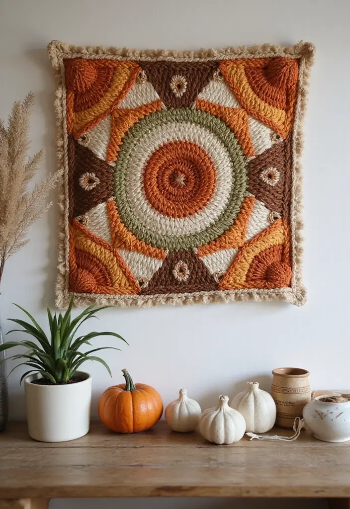 25 DIY Craft Room Decor Wall Art Ideas to Inspire Creativity - 15. Woven Wall Art