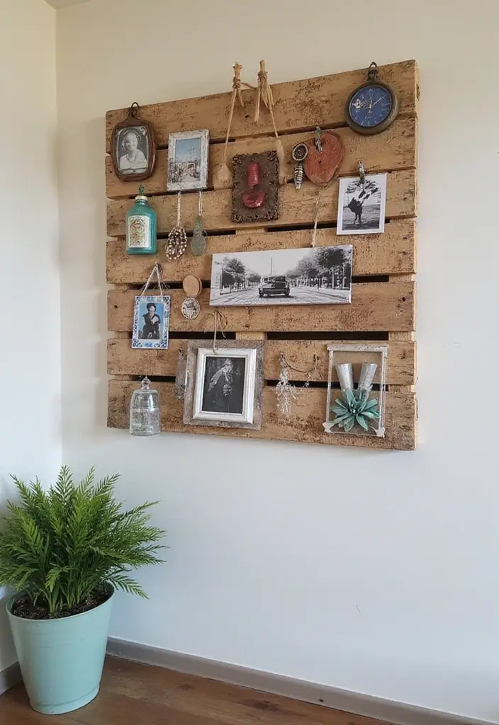 25 DIY Crafts for Home Decor Wall Art You’ll Love Making - 17. Upcycled Pallet Art