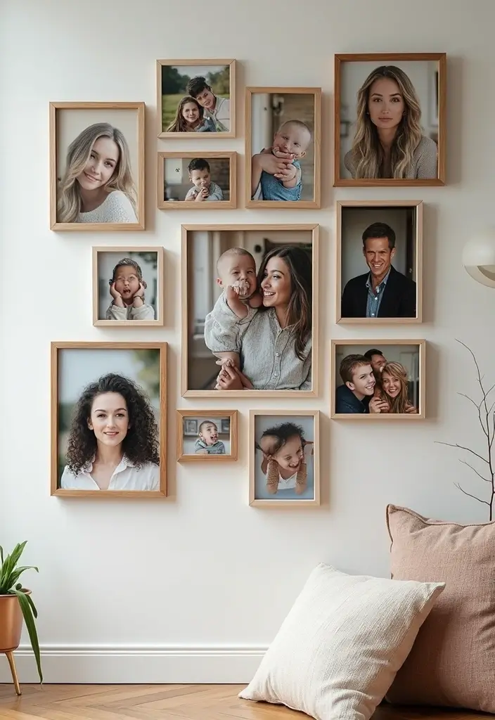 25 DIY Crafts for Home Decor Wall Art You’ll Love Making - 19. Photo Collage Wall Art