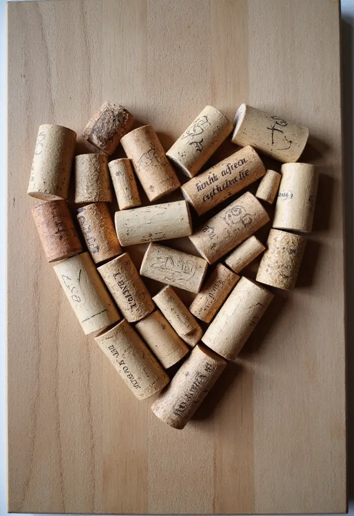 25 DIY Crafts for Home Decor Wall Art You’ll Love Making - 2. Wine Cork Wall Art