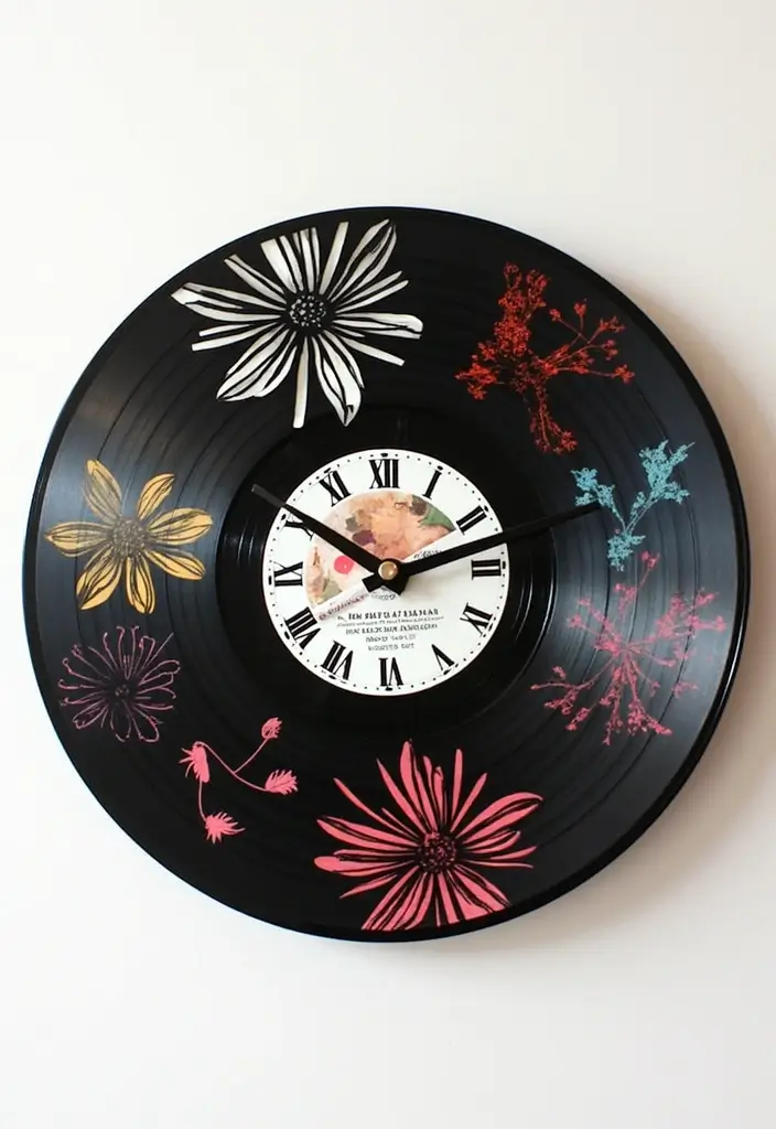 25 DIY Crafts for Home Decor Wall Art You’ll Love Making - 21. DIY Wall Clock
