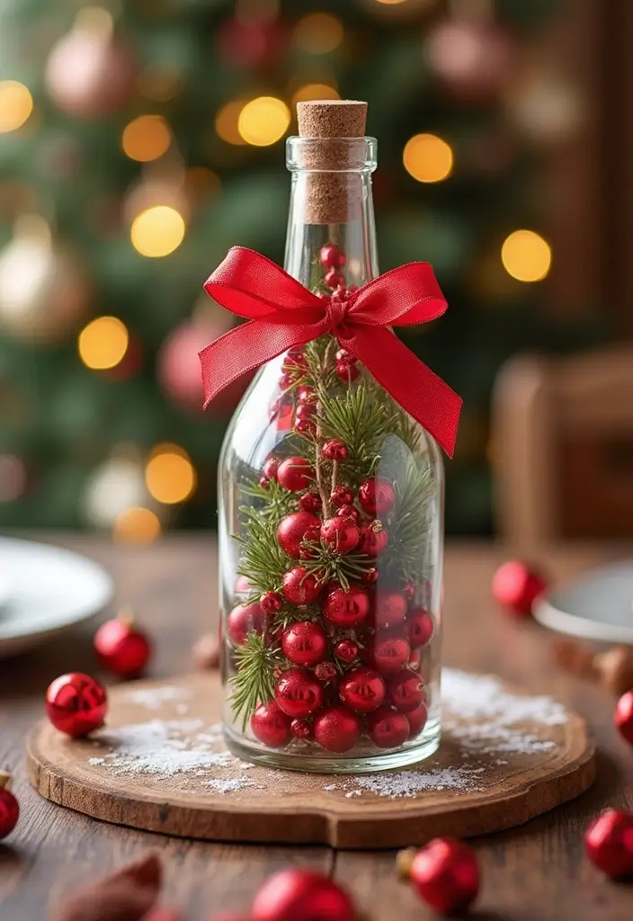 25 DIY Glass Bottle Crafts Ideas Home Decor for a Chic Look - 25. Beautiful Gift Wrap