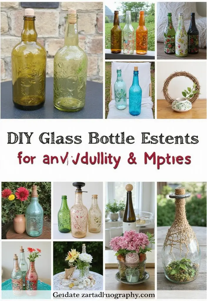 25 DIY Glass Bottle Crafts Ideas Home Decor for a Chic Look - Conclusion