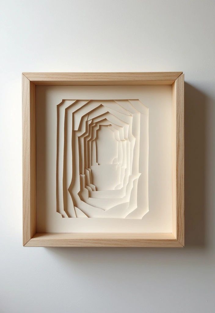 25 DIY Paper Crafts Decoration Wall Art Home Decor Made Simple - 13. Shadow Boxes with Paper Art