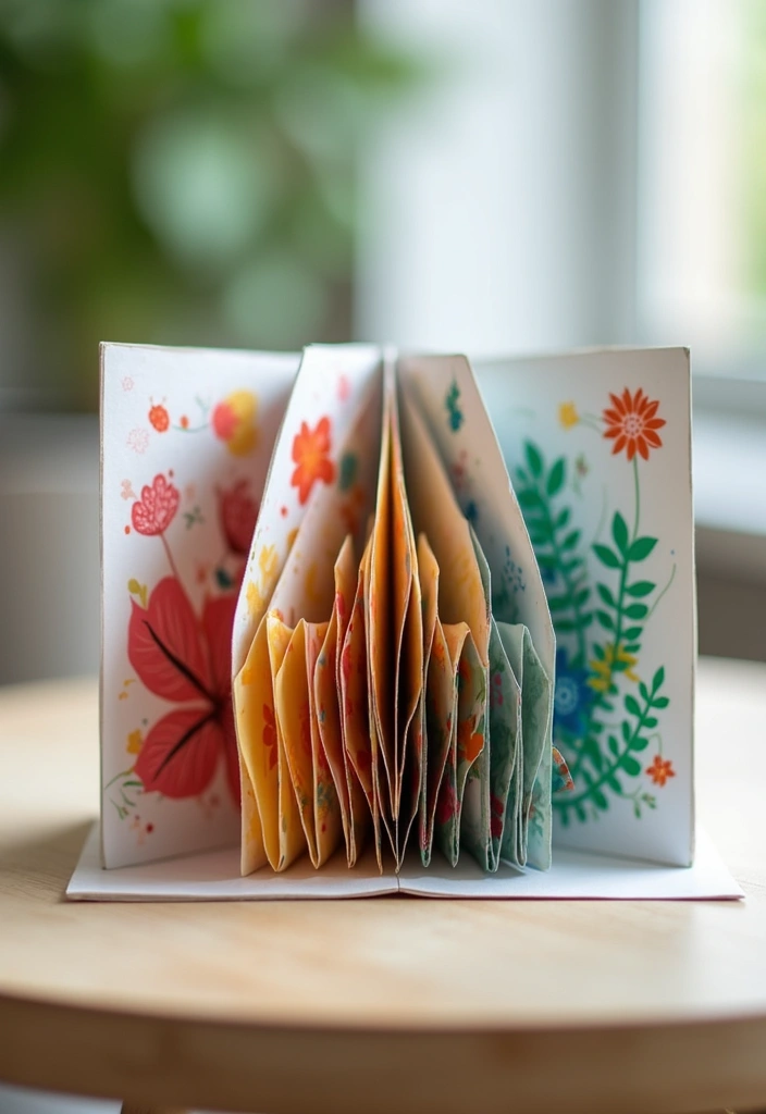 25 DIY Paper Crafts Decoration Wall Art Home Decor Made Simple - 17. Accordion Paper Art