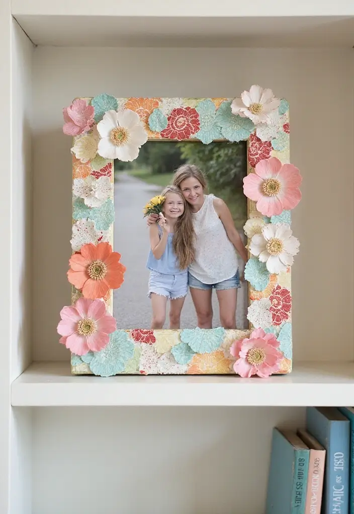 25 DIY Paper Crafts Decoration Wall Art Home Decor Made Simple - 19. Collage Picture Frames