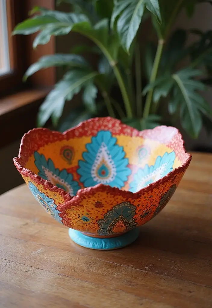 25 DIY Paper Crafts Decoration Wall Art Home Decor Made Simple - 20. Decorative Paper Bowls