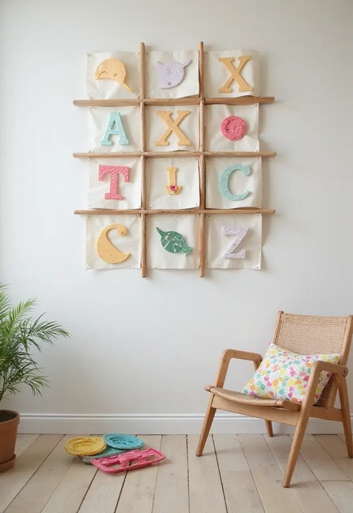 25 DIY Paper Crafts Decoration Wall Art Home Decor Made Simple - 22. Interactive Paper Wall Games