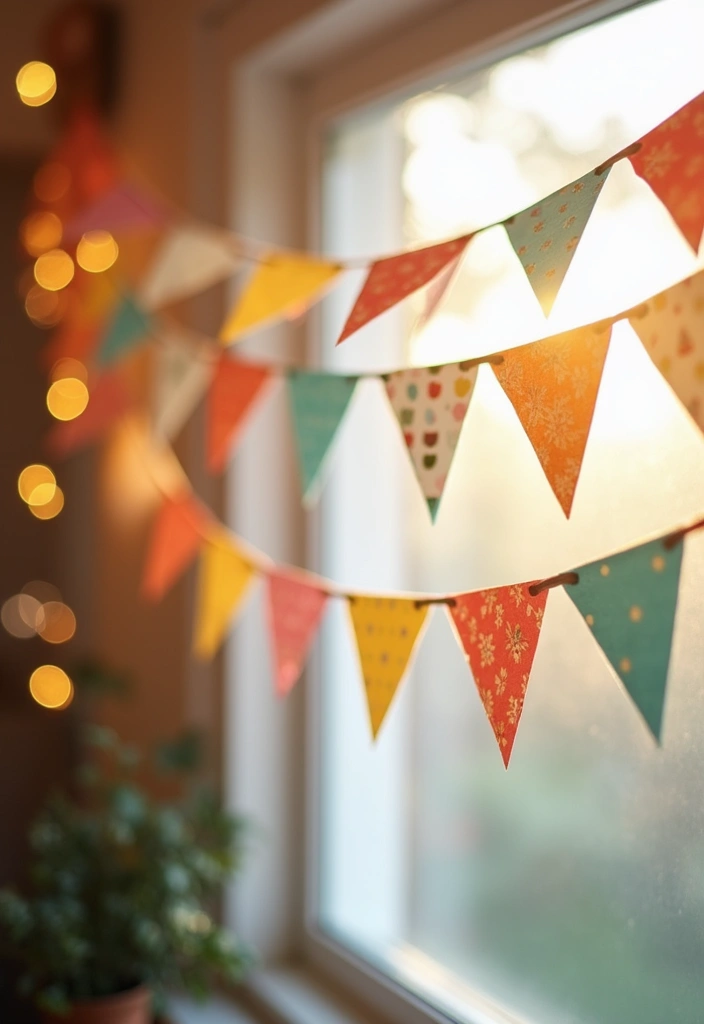 25 DIY Paper Crafts Decoration Wall Art Home Decor Made Simple - 8. Mini Paper Banners