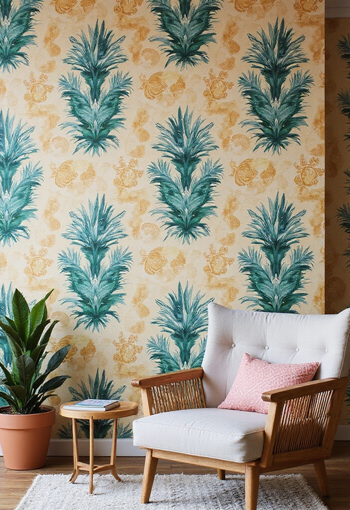 25 DIY Room Decor for Teens Aesthetic Ideas That Are Totally Viral - 12. Custom Wallpaper with Wrapping Paper