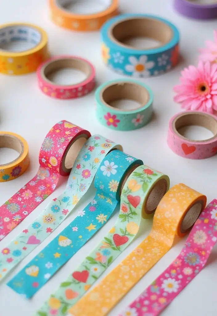 25 DIY Room Decor for Teens Aesthetic Ideas That Are Totally Viral - 19. DIY Washi Tape Decor