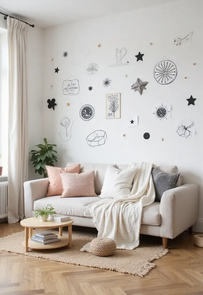 25 DIY Room Decor for Teens Aesthetic Ideas That Are Totally Viral - 23. Customized Wall Decals