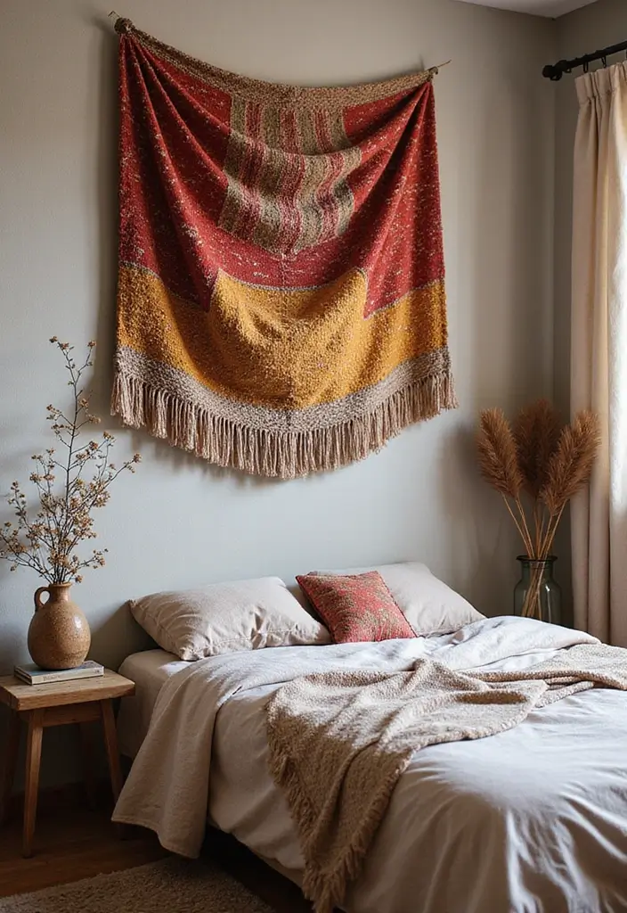 25 DIY Room Decor for Teens Aesthetic Ideas That Are Totally Viral - 8. DIY Fabric Wall Hangings