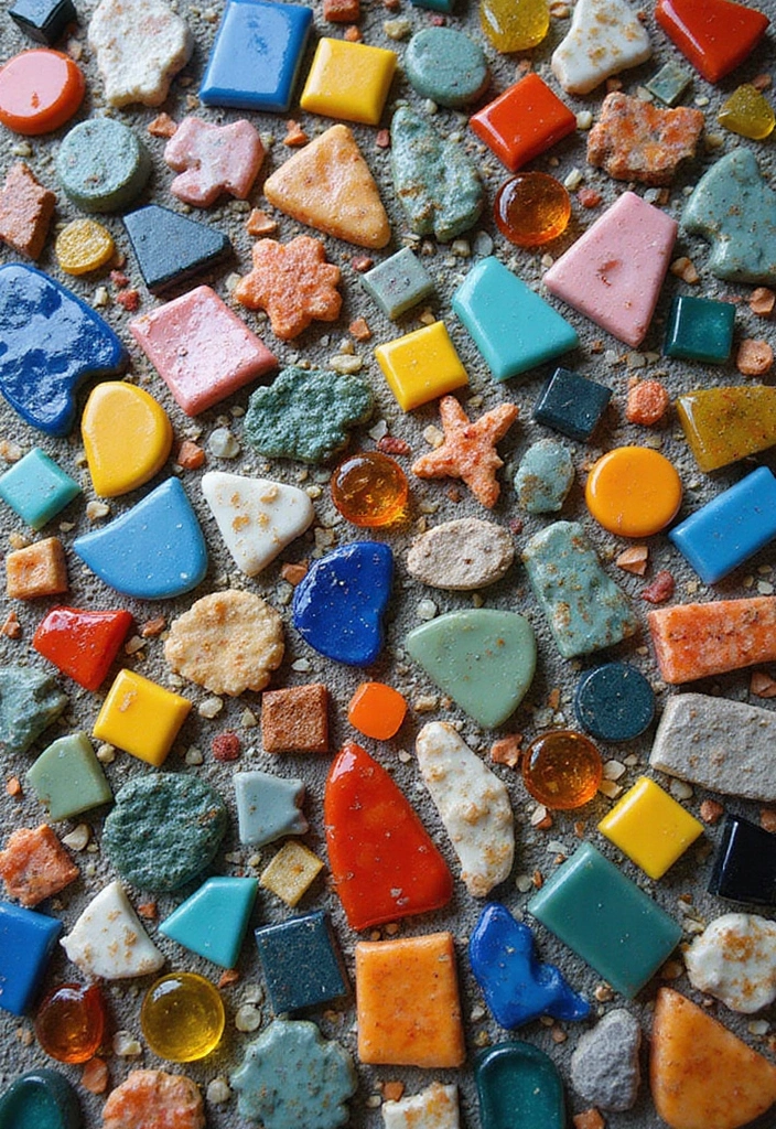 25 Easy DIY Room Decor Wall Art You Can Make in an Afternoon - 23. Handmade Mosaic Art