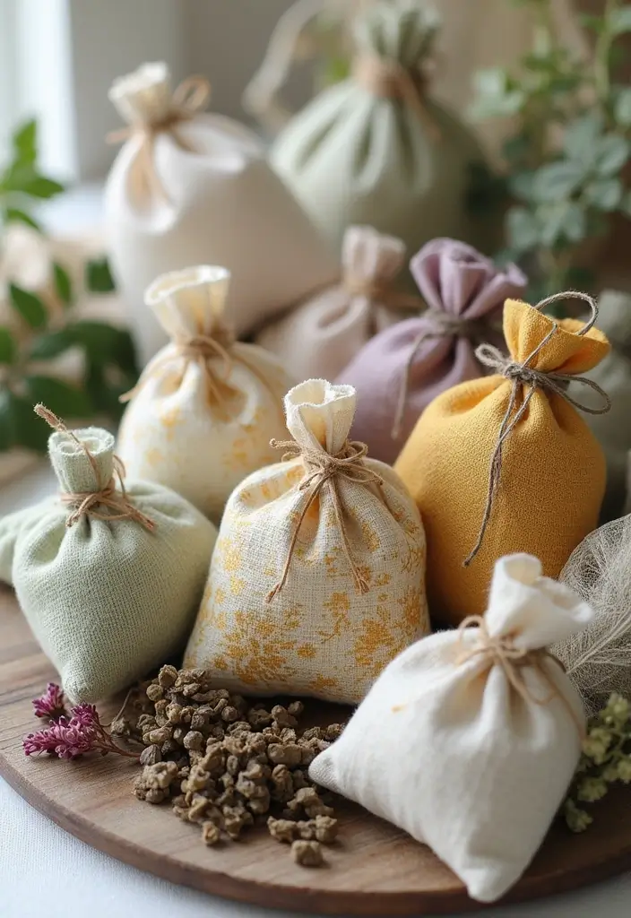 25 Ganesh Decoration Ideas Home Decor DIY for Festive Homes - 19. Handmade Scented Sachets