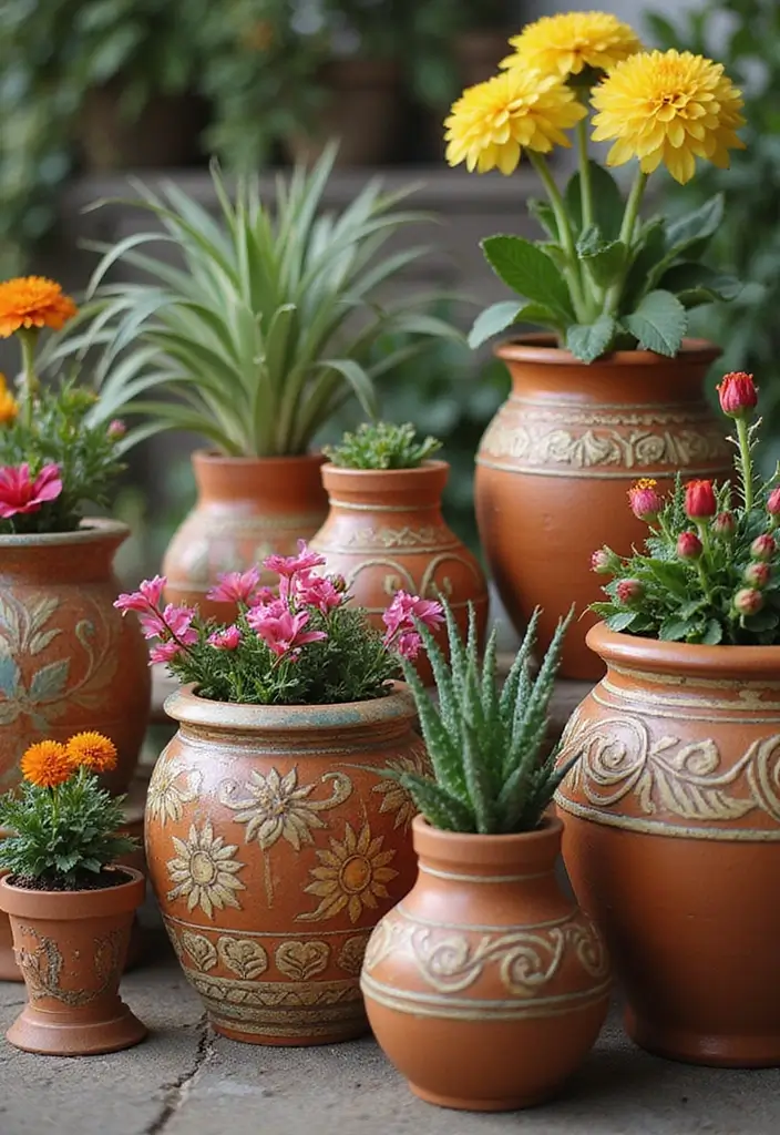 25 Ganesh Decoration Ideas Home Decor DIY for Festive Homes - 4. Clay Pot Ganesh Decorations