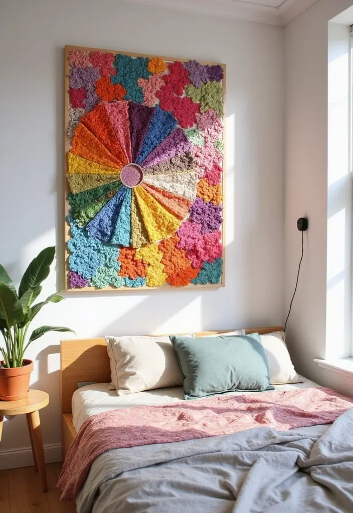 25 Simple DIY Room Decor for Teens That Are Cute and Creative - 19. DIY Fabric Wall Art