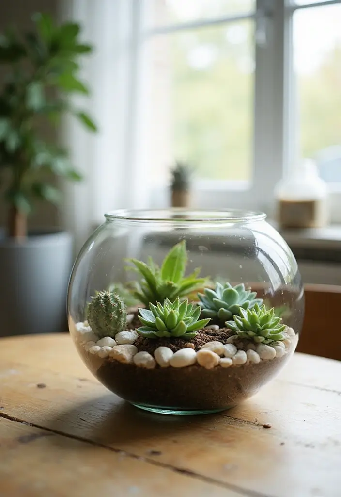 25 Simple DIY Room Decor for Teens That Are Cute and Creative - 2. DIY Plant Terrarium