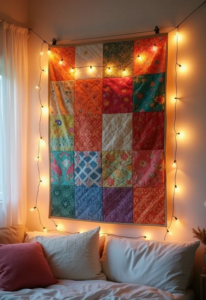 25 Simple DIY Room Decor for Teens That Are Cute and Creative - 3. Fabric Wall Hangings