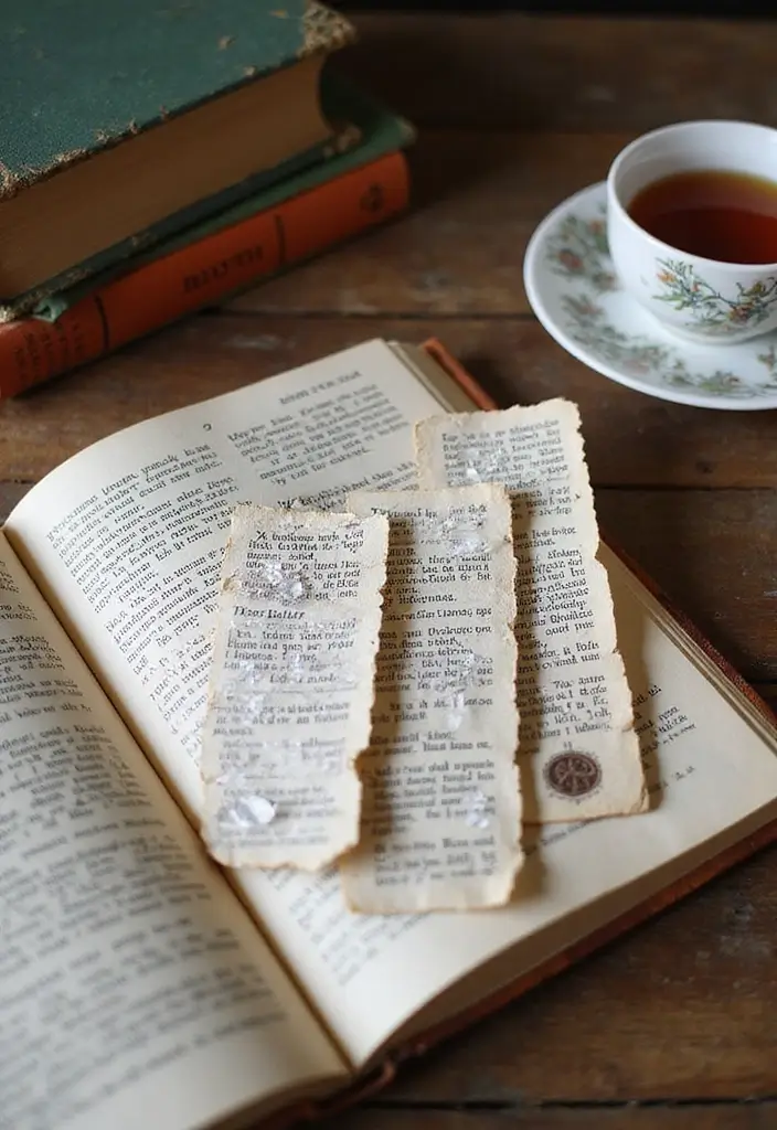 25 Simple DIY Room Decor for Teens That Are Cute and Creative - 8. Recycled Book Bookmark