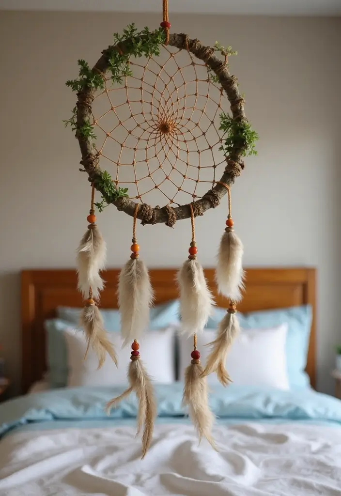 25 Simple DIY Room Decor for Teens That Are Cute and Creative - 9. DIY Dreamcatcher
