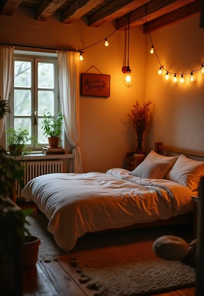 27 Bedroom Ideas for Small Rooms DIY Decor That Maximizes Space - 10. Eco-Friendly Lighting Solutions