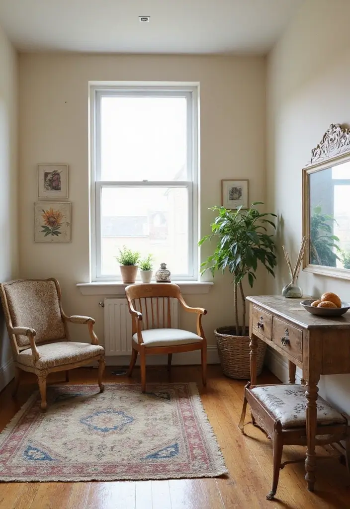 27 Bedroom Ideas for Small Rooms DIY Decor That Maximizes Space - 21. Upcycled Vintage Furniture