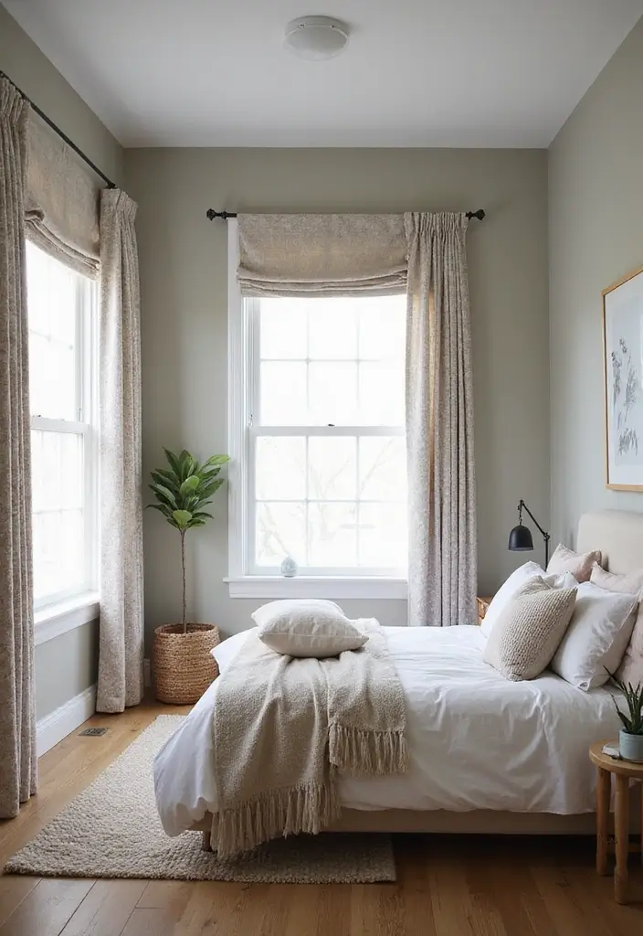 27 Bedroom Ideas for Small Rooms DIY Decor That Maximizes Space - 27. DIY Window Treatments