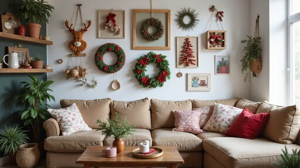 27 Christmas Wall Decor Ideas DIY Crafts to Spread Holiday Cheer