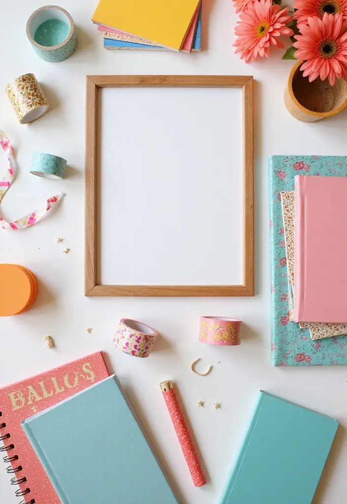 27 Cute DIY Room Decor Easy Crafts Ideas for a Personal Touch - 11. Washi Tape Decor