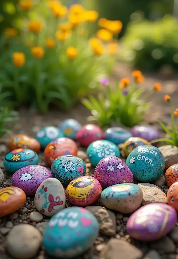 27 Cute DIY Room Decor Easy Crafts Ideas for a Personal Touch - 13. Painted Rocks as Decor