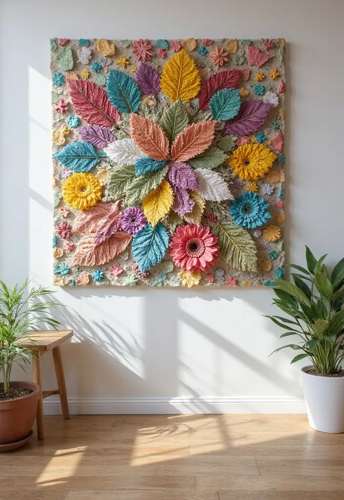 27 Cute DIY Room Decor Easy Crafts Ideas for a Personal Touch - 18. Recycled Paper Wall Art