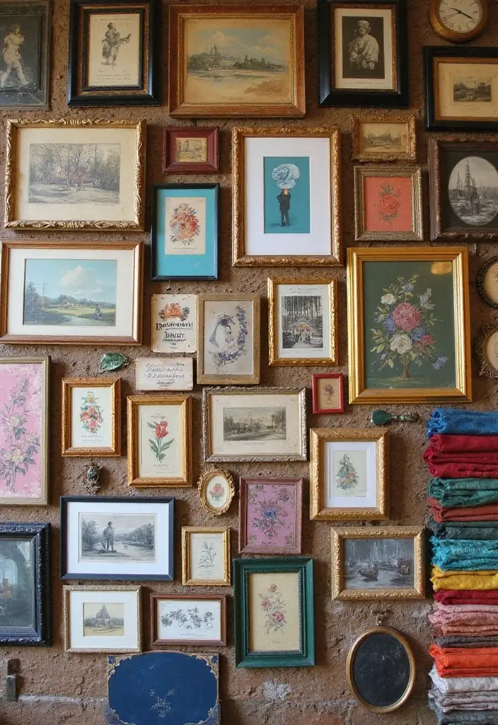 27 DIY Crafts for Home Decor Creative Projects for Any Season - 1. Vintage Frame Wall Art