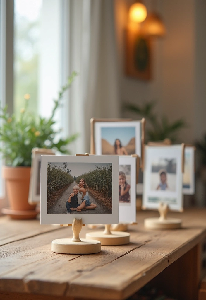 27 DIY Crafts for Home Decor Creative Projects for Any Season - 12. DIY Photo Holders