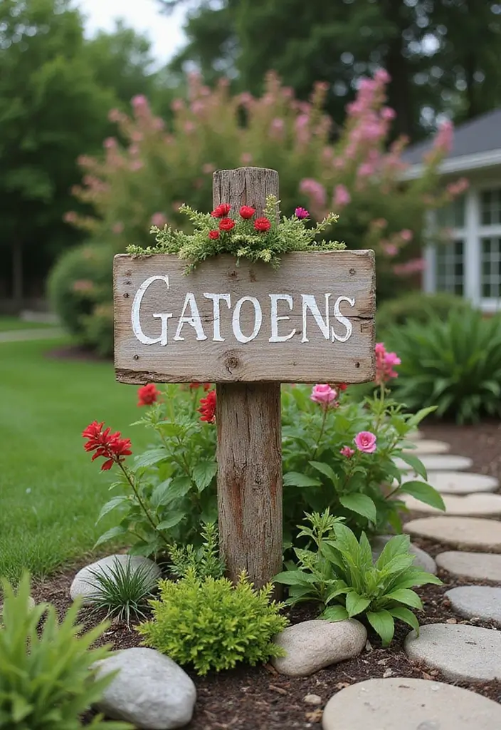 27 DIY Crafts for Home Decor Creative Projects for Any Season - 16. DIY Garden Signs