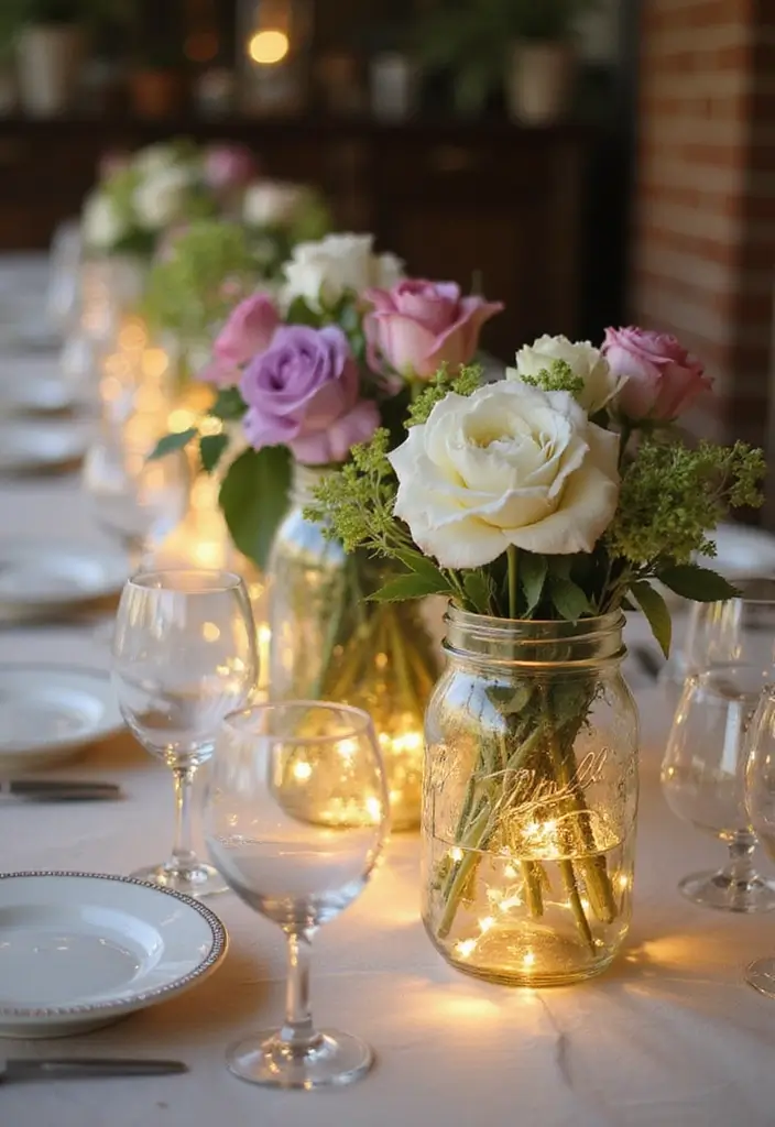 27 DIY Crafts for Home Decor Creative Projects for Any Season - 2. Upcycled Mason Jar Centerpieces