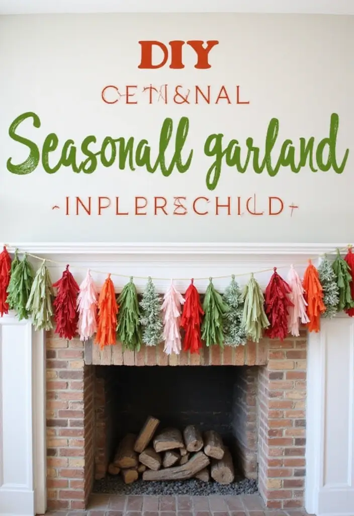 27 DIY Crafts for Home Decor Creative Projects for Any Season - 26. DIY Seasonal Garlands
