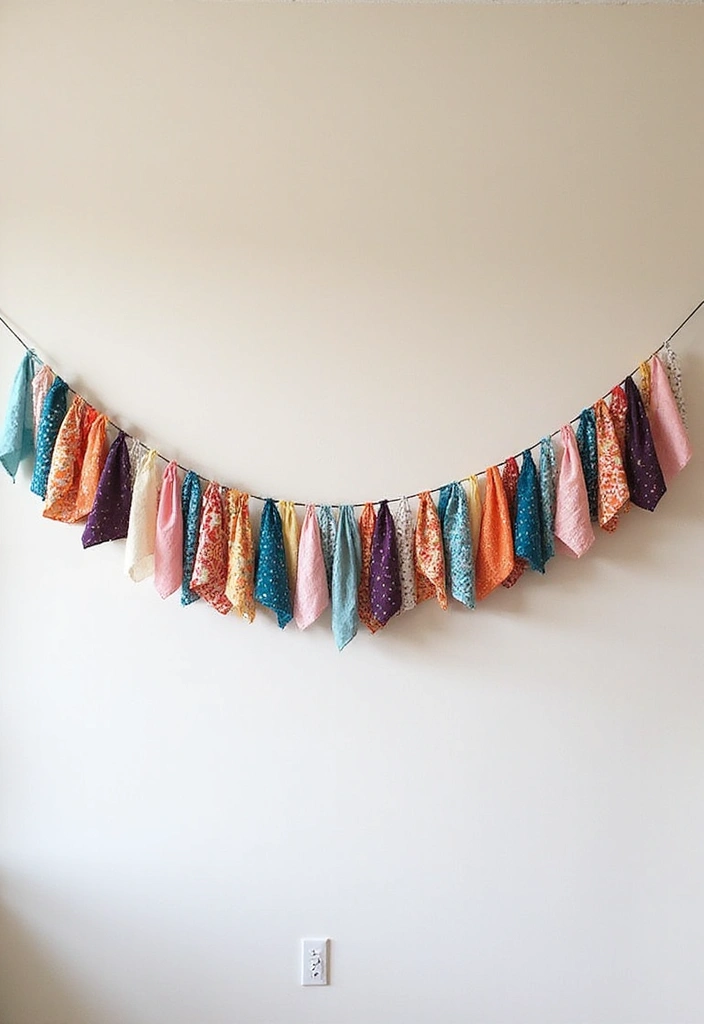 27 DIY Crafts for Home Decor Creative Projects for Any Season - 4. DIY Fabric Banners