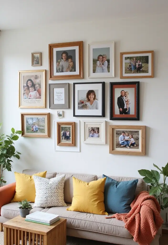 27 DIY Home Decor Projects: Creative Ideas for Stylish Homes - 6. Customizable Photo Frames