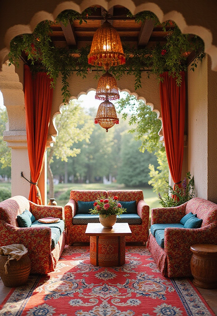 27 DIY Mehendi Decor Ideas at Home for Festive Celebrations - 8. Mehendi Inspired Chair Covers