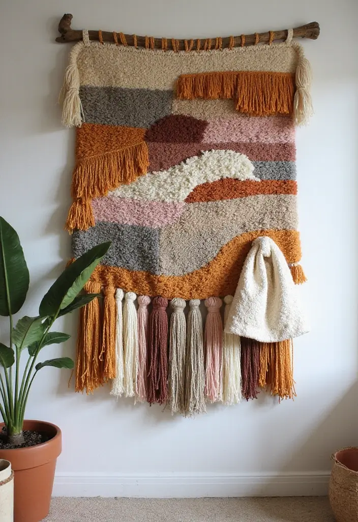 27 DIY Room Decor Ideas Crafts Wall Art That Elevate Your Space - 12. Handmade Woven Wall Hangings