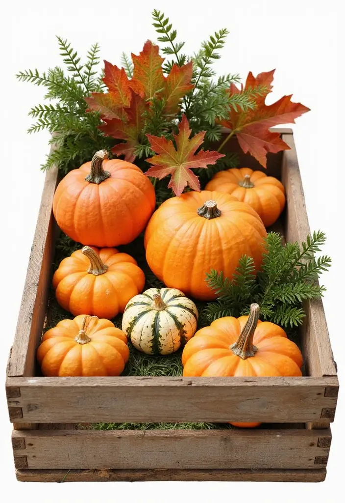 27 Dollar Tree Fall Decor DIY Craft Ideas on a Budget - 1. Cozy Pumpkin Centerpiece